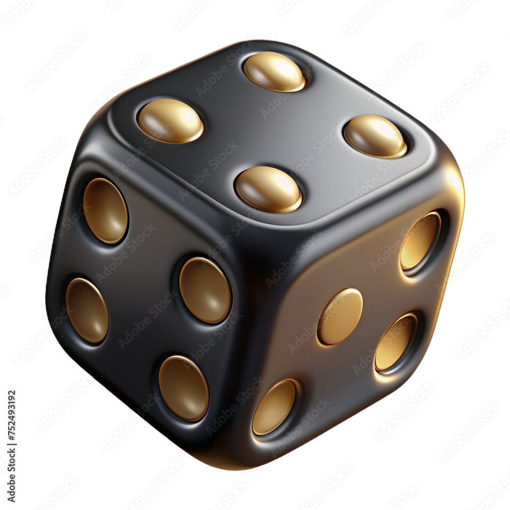Gilded Chance: Exploring 3D Black Gold Dice Gilded Chance: Exploring 3D Black Gold Dice