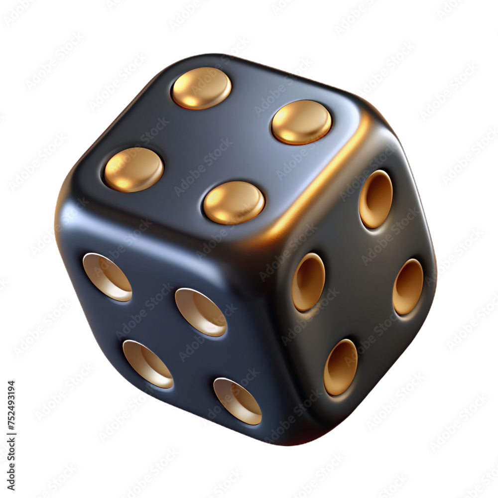 Gilded Chance: Exploring 3D Black Gold Dice Gilded Chance: Exploring 3D Black Gold Dice