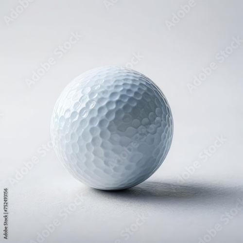 golf ball on white
