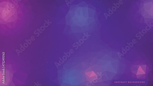 Colorful abstract low poly background vector illustration