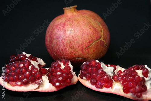 pomegranate fruit and seeds