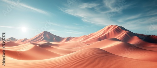 Desert sand dune landscape 