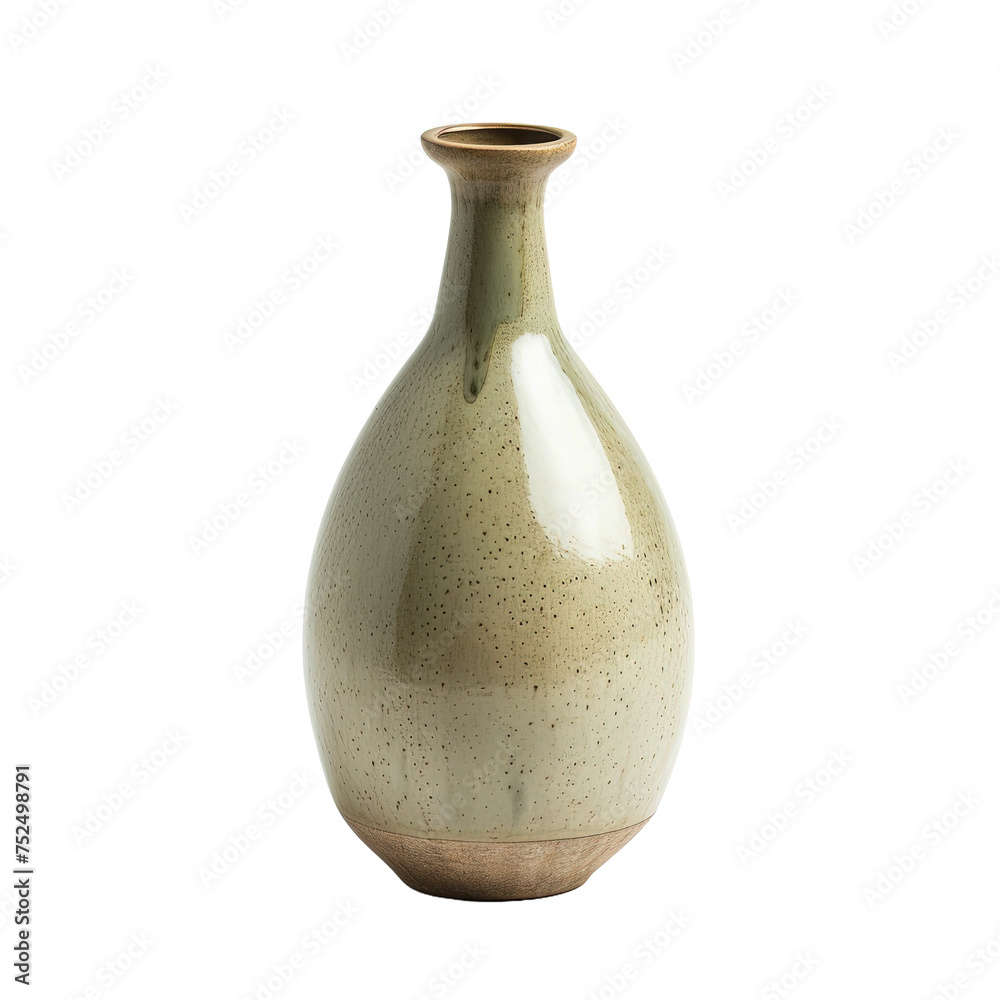 Tall Neck Vase on white or transparent background Tall Neck Vase on white or transparent background