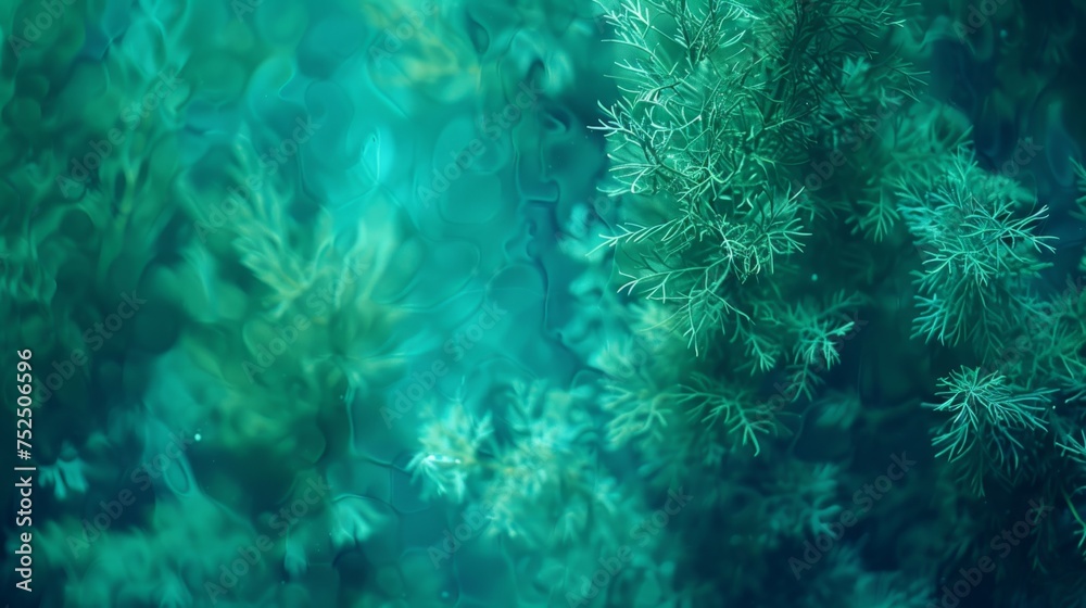  a blurry photo of a green plant with lots of leaves in the foreground and a blurry background in the background.