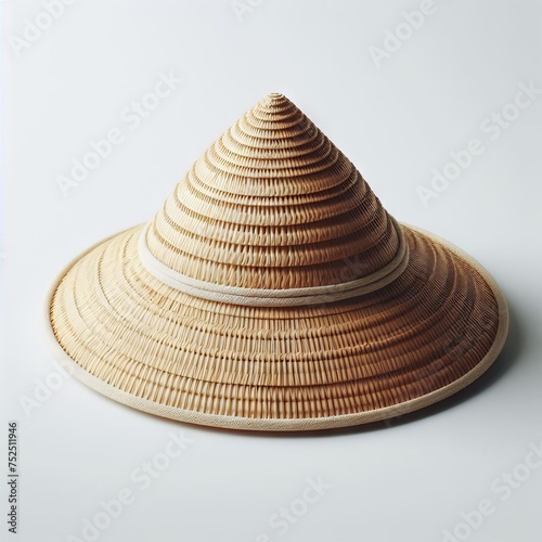 straw hat isolated on white 