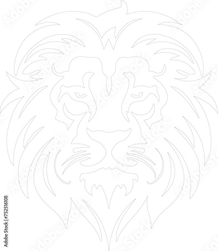 lion outline