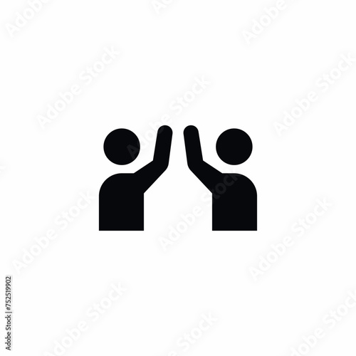 High Five Success Clap icon