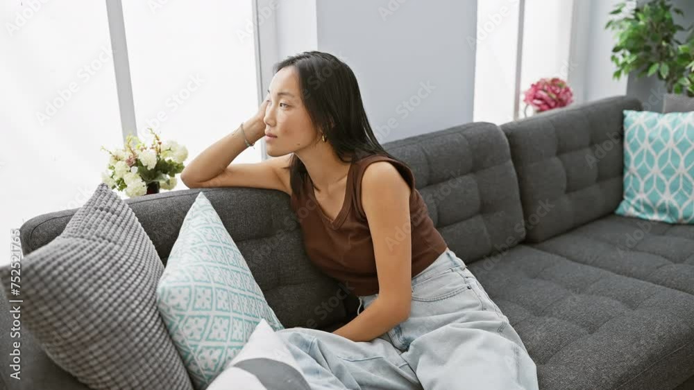 A woman and a man enjoying a cozy moment with coffee in a modern living room A woman and a man enjoying a cozy moment with coffee in a modern living room