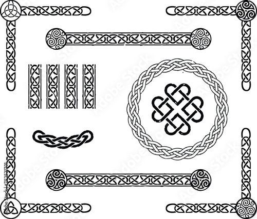 Celtic Graphic Elements Set