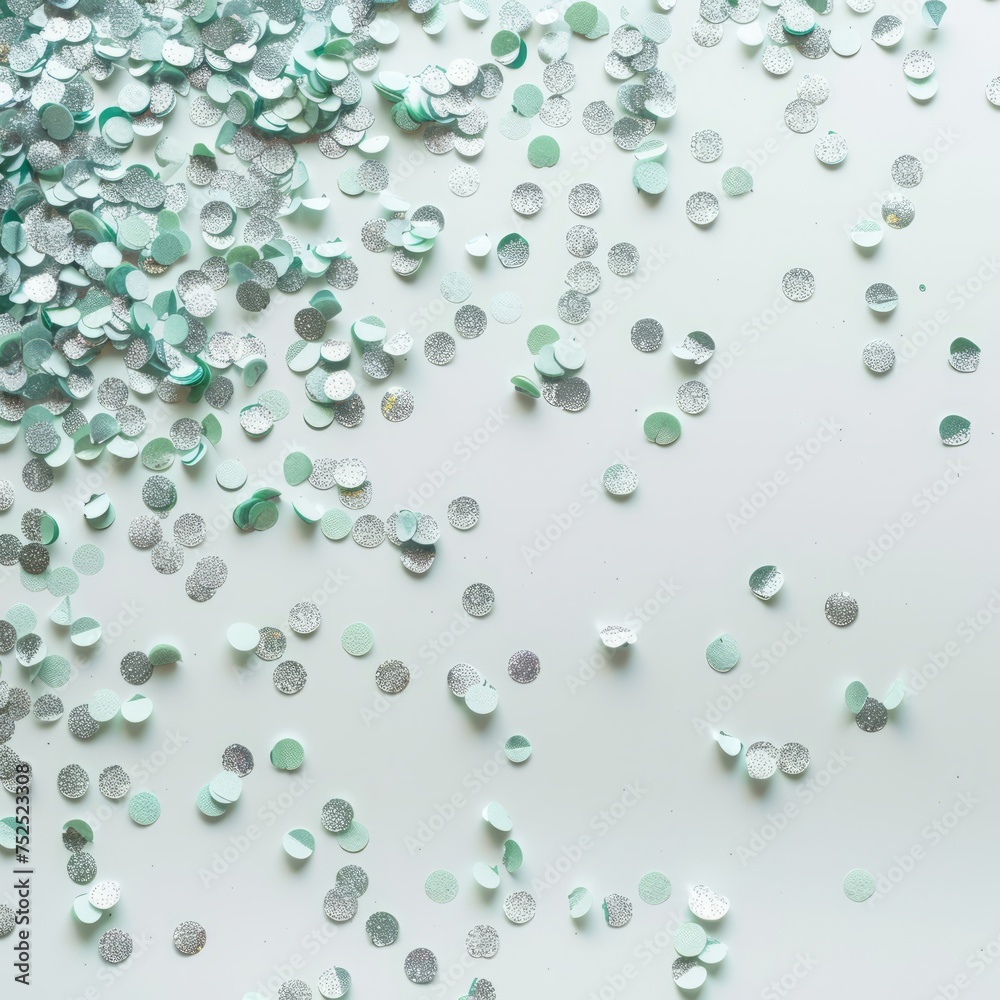 glitter confetti background.