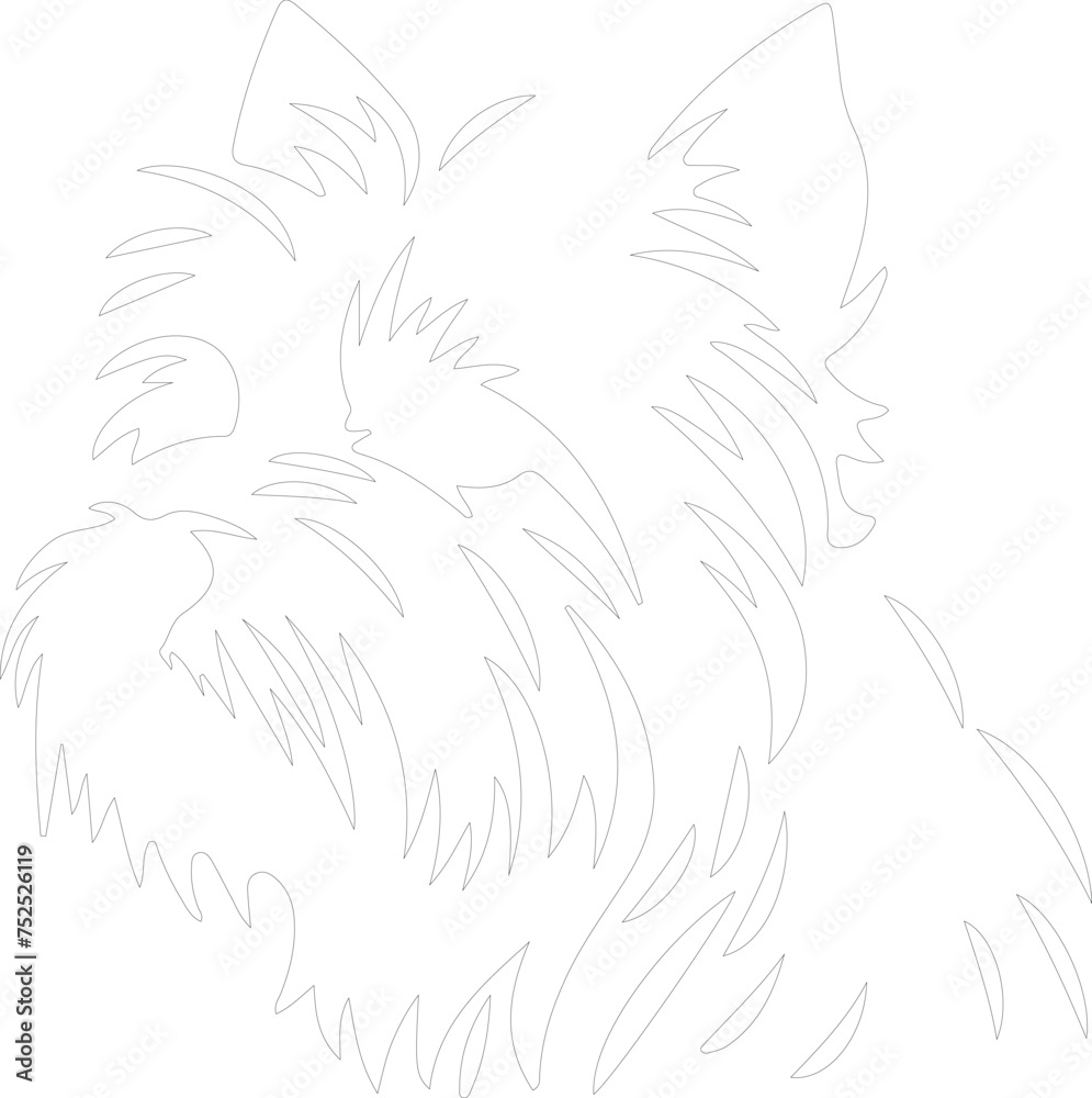 west highland white terrier outline west highland white terrier outline