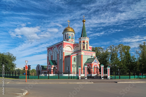 Church of Sts Constantine and Helena in Abakan, Republic of Khakassia, Russia photo