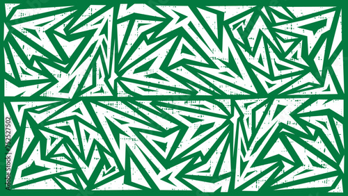 Geometric abstract design presentation background in white and green color. Sport vector illustration. Suitable for landing page and backdrop template.