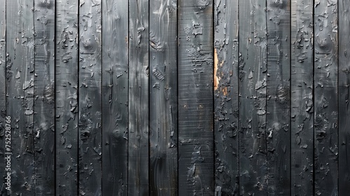 Close-up of weathered wood with deep grooves, showcasing its dark texture