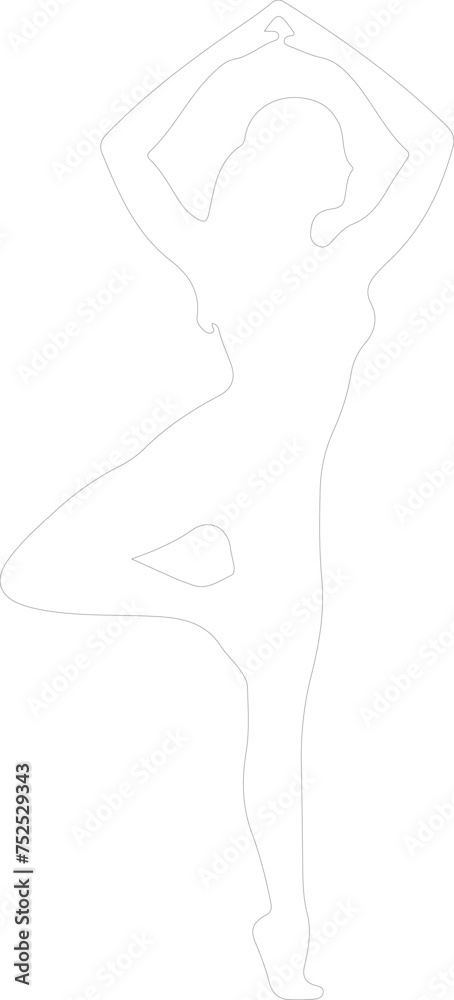 gymnast outline gymnast outline