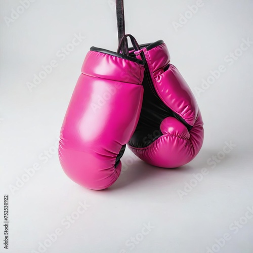 boxing gloves isolated white 