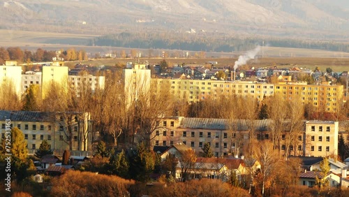 Poprad housing estates in Slovakia photo