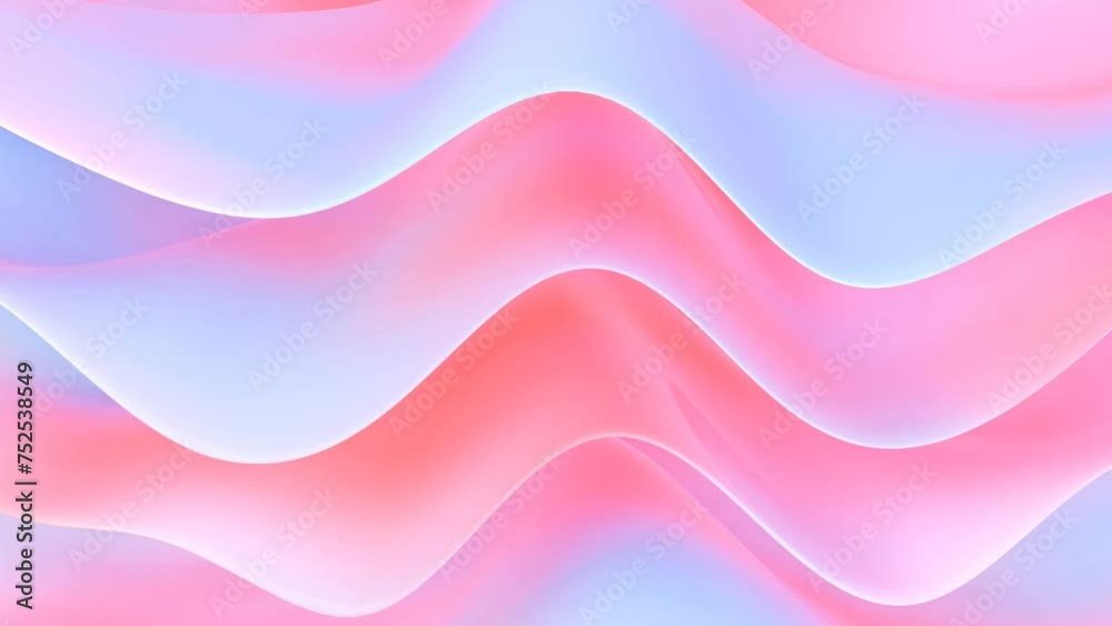 Pink and Blue gradient colored waves motion, abstract background Pink and Blue gradient colored waves motion, abstract background