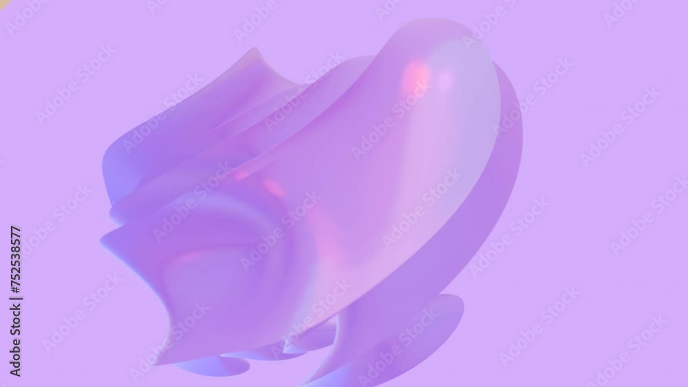 Futuristic background, purple colored abstract shape motion, loop 3D rendering Futuristic background, purple colored abstract shape motion, loop 3D rendering