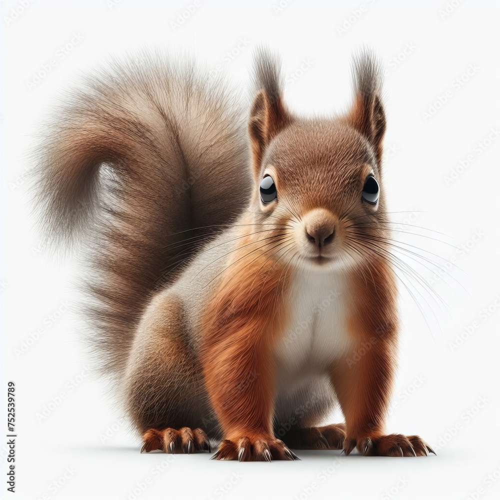 squirrel on white background
squirrel on white background