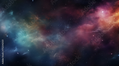 Beautiful space background  Illustration with pink space stars  space texture. Cosmos wallpaper