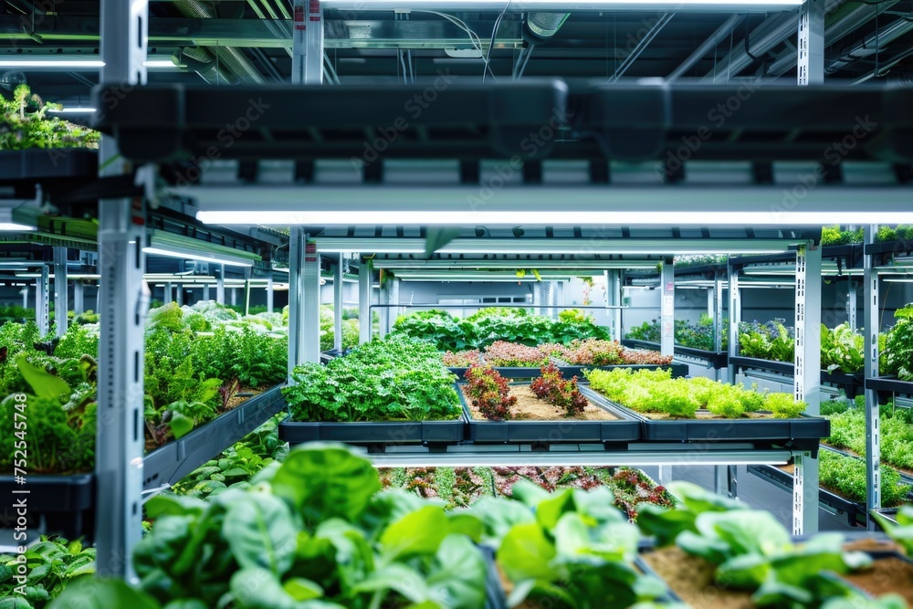 Indoor Vertical Farming - Modern Agriculture Technology