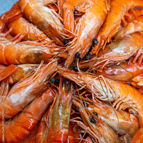 shrimps on ice