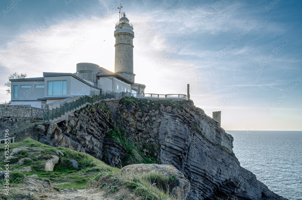 Cabo Mayor lighthouse in Santander, Spain