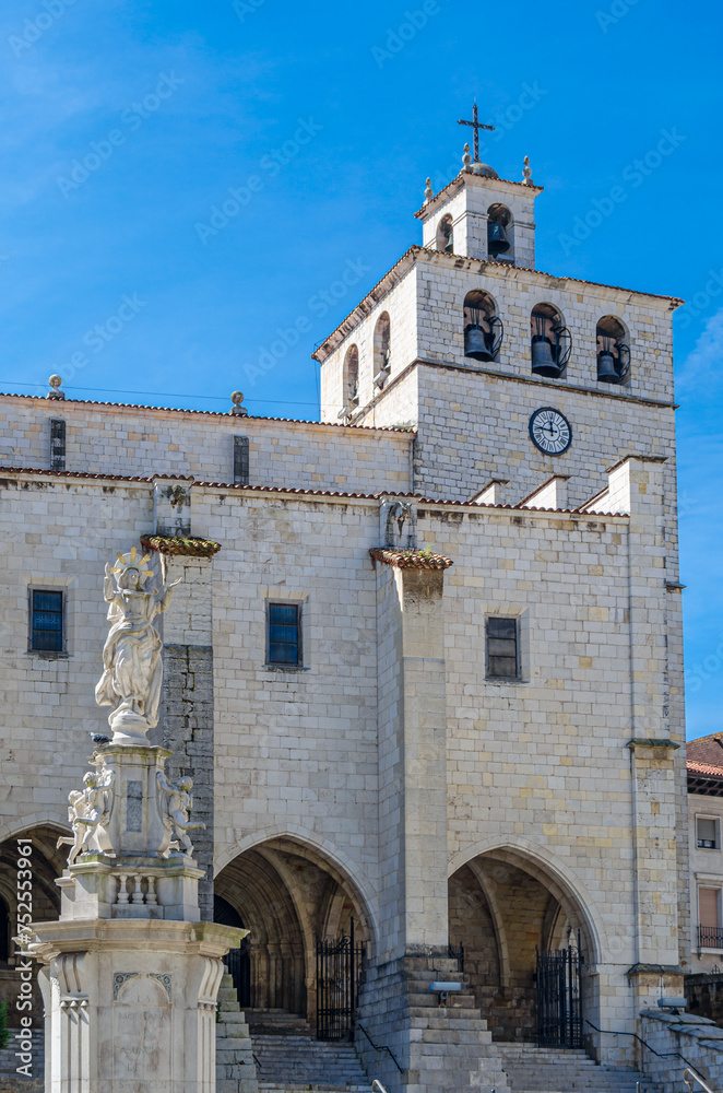 The Gothic Cathedral of the Assumption of Our Lady in Santander, Spain