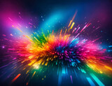 Abstract background in rainbow colors