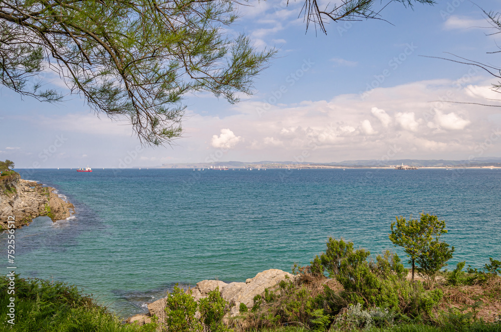 Coastline of Santander, Cantabria, northern Spain Coastline of Santander, Cantabria, northern Spain