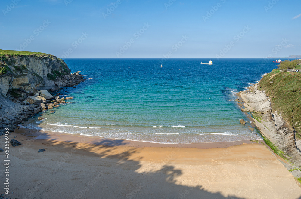 atalenas Beach in Santander, northern Spain