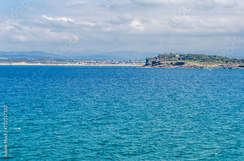 View of a beach in Santander, northern Spain