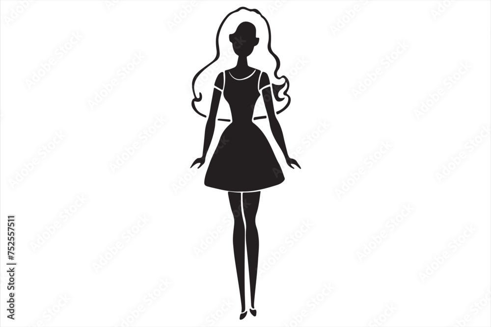 silhouette of a woman silhouette of a woman
