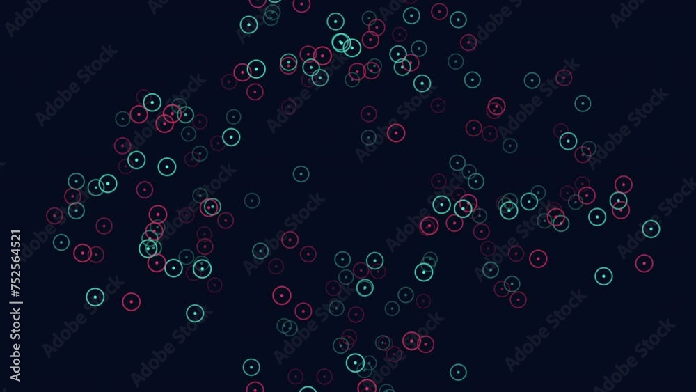 A symmetrical arrangement of overlapping circles on a black background creates a captivating pattern. The circles, varying in size and spacing, are the sole focus of the image A symmetrical arrangement of overlapping circles on a black background creates a captivating pattern. The circles, varying in size and spacing, are the sole focus of the image