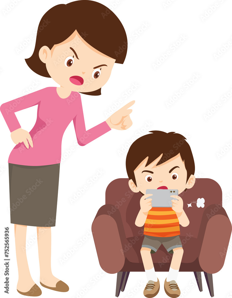 parent angry scold to kid addicted mobile phone parent angry scold to kid addicted mobile phone
