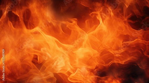 Close up of a burning fire, suitable for various projects