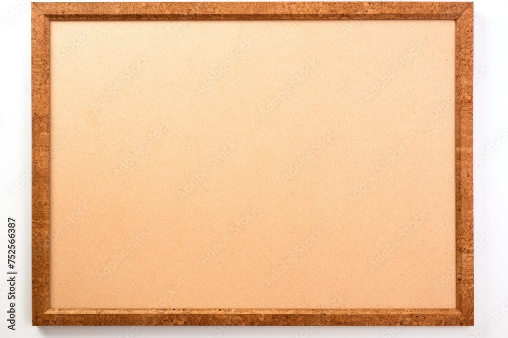 Fototapeta premium A simple picture frame hanging on a wall. Suitable for home decor or interior design concepts