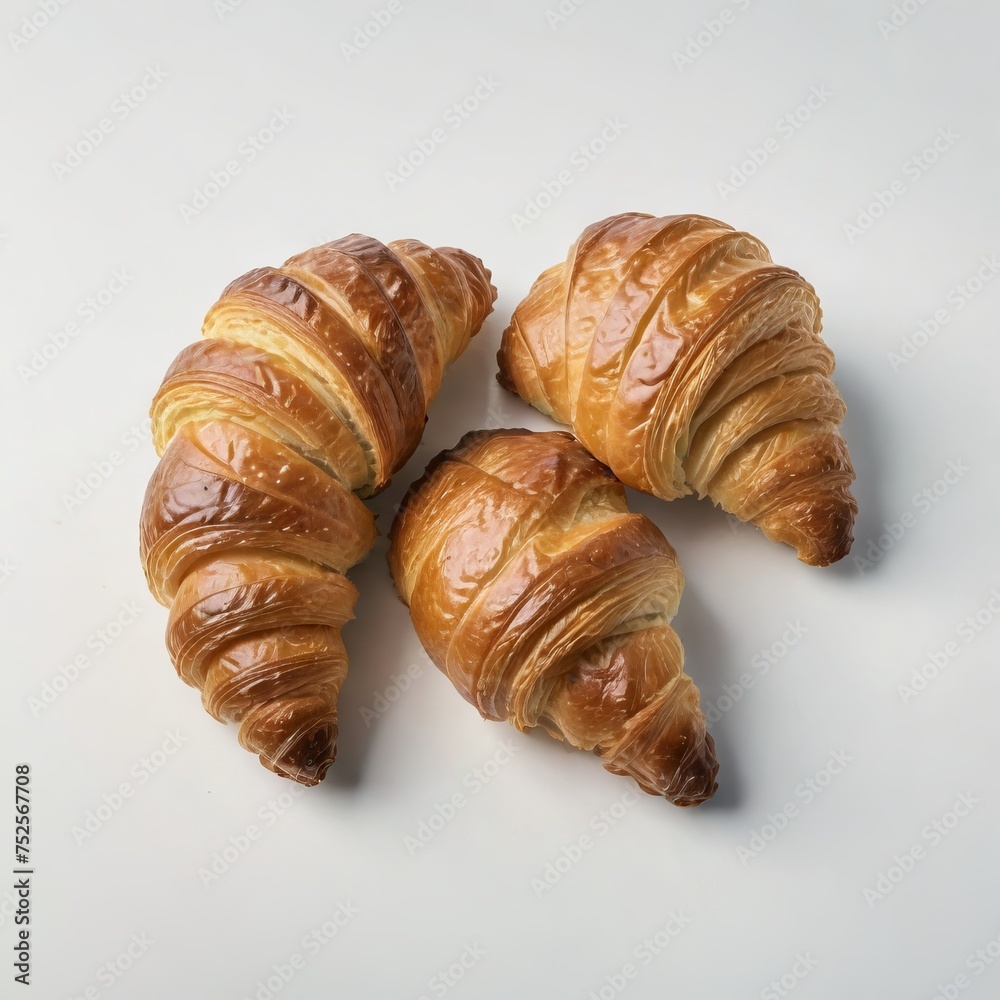 croissant on a white background
