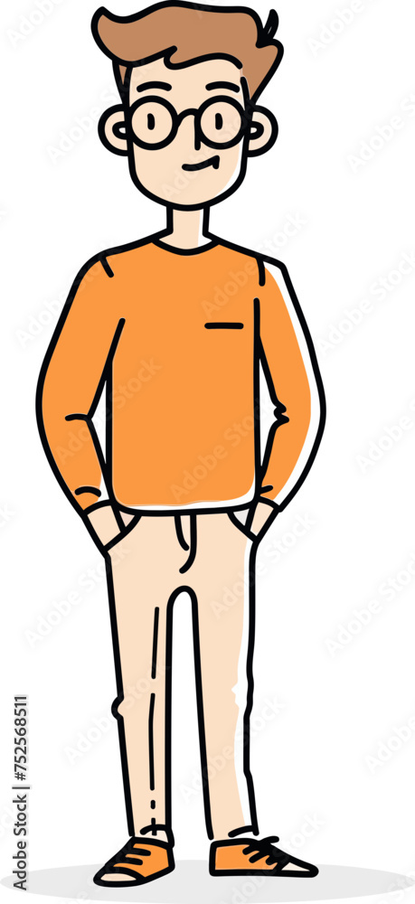 Fototapeta premium Prospector Man Hittin Paydirt in Vector Illustration