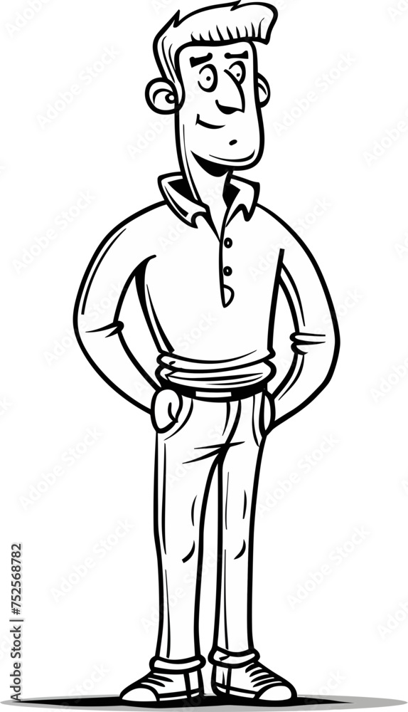 Banker Man Lendin the Mortgage in Vector Graphics Banker Man Lendin the Mortgage in Vector Graphics