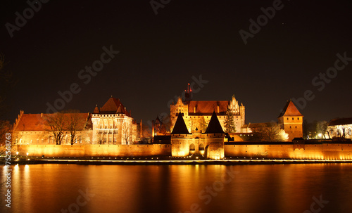 malbork, zamek, castle,Malbork, castle, Gothic, Pomerania, pland, monument, Teutonic Order, © dulak