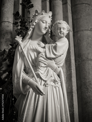 Vierge Marie, statue,  © JeanCharlesLéon