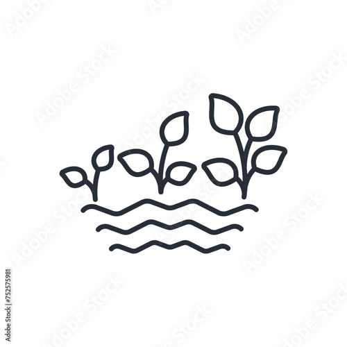 harvest icon. vector.Editable stroke.linear style sign for use web design,logo.Symbol illustration.