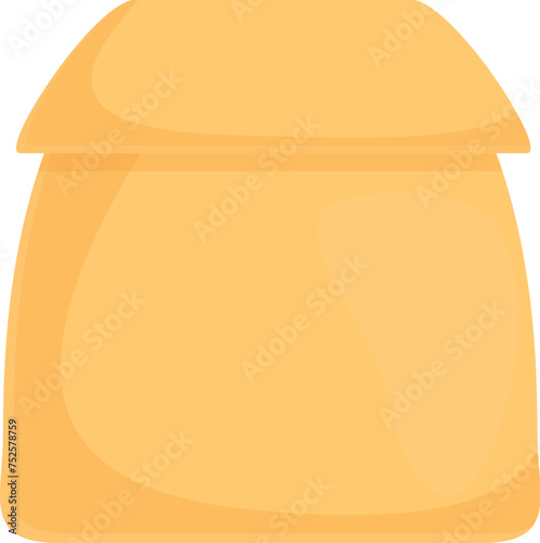 Barn house icon cartoon vector. Bird hen stable. Worker farm feed