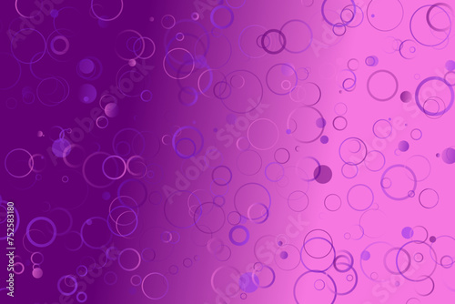 Geometrical gradient circle landing page background - abstract vector graphic design