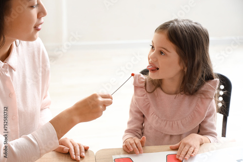 Female Asian speech therapi...