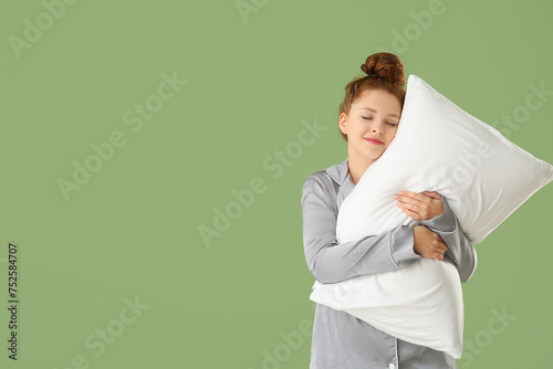 Beautiful young woman with ...