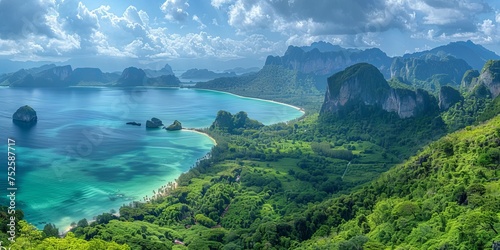 Breathtaking landscapes in Thailand © toomi123