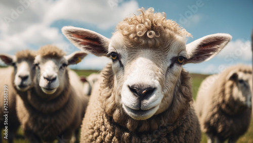 close up sheep